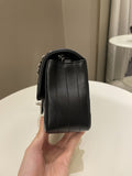 Chanel Classic Chevron Mini Rectangular Black Lambskin - Bags - 8