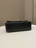 Chanel Classic Chevron Mini Rectangular Black Lambskin - Bags - 9