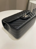Chanel Classic Chevron Mini Rectangular Black Lambskin - Bags - 10