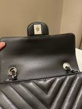 Chanel Classic Chevron Mini Rectangular Black Lambskin - Bags - 15