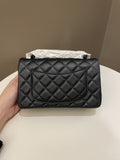 Chanel Classic So Black Quilted Mini Rectangular Black - 6