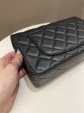 Chanel Classic So Black Quilted Mini Rectangular Black - 10