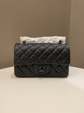 Chanel Classic So Black Quilted Mini Rectangular Black - 15