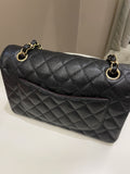 Chanel Classic Quilted Small Double Flap Black Caviar - Bags - 4