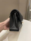 Chanel Classic Quilted Small Double Flap Black Caviar - Bags - 5
