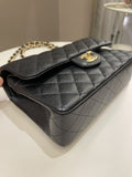 Chanel Classic Quilted Small Double Flap Black Caviar - Bags - 8