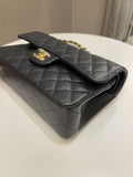 Chanel Classic Quilted Small Double Flap Black Caviar - Bags - 9