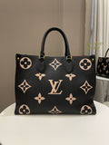 Louis Vuitton Onthego Tote MM Black / Crème - Bags - 2