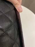 Chanel Classic Quilted Jumbo Double Flap Black Caviar - Bags - 5