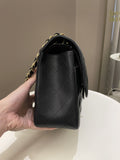 Chanel Classic Quilted Jumbo Double Flap Black Caviar - Bags - 6