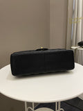 Chanel Classic Quilted Jumbo Double Flap Black Caviar - Bags - 8