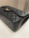 Chanel Classic Quilted Jumbo Double Flap Black Caviar - Bags - 10