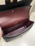 Chanel Classic Quilted Jumbo Double Flap Black Caviar - Bags - 17