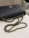 Chanel Classic Quilted Jumbo Double Flap Black Caviar - Bags - 20