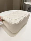 Chanel Classic Quilted Mini Square Ivory Caviar - Bags - 11
