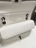 Chanel Classic Quilted Medium Double Flap Ivory Calf - Bags - 16