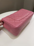 Chanel Classic Quilted Mini Rectangular Mauve Pink Lambskin - Bags - 11