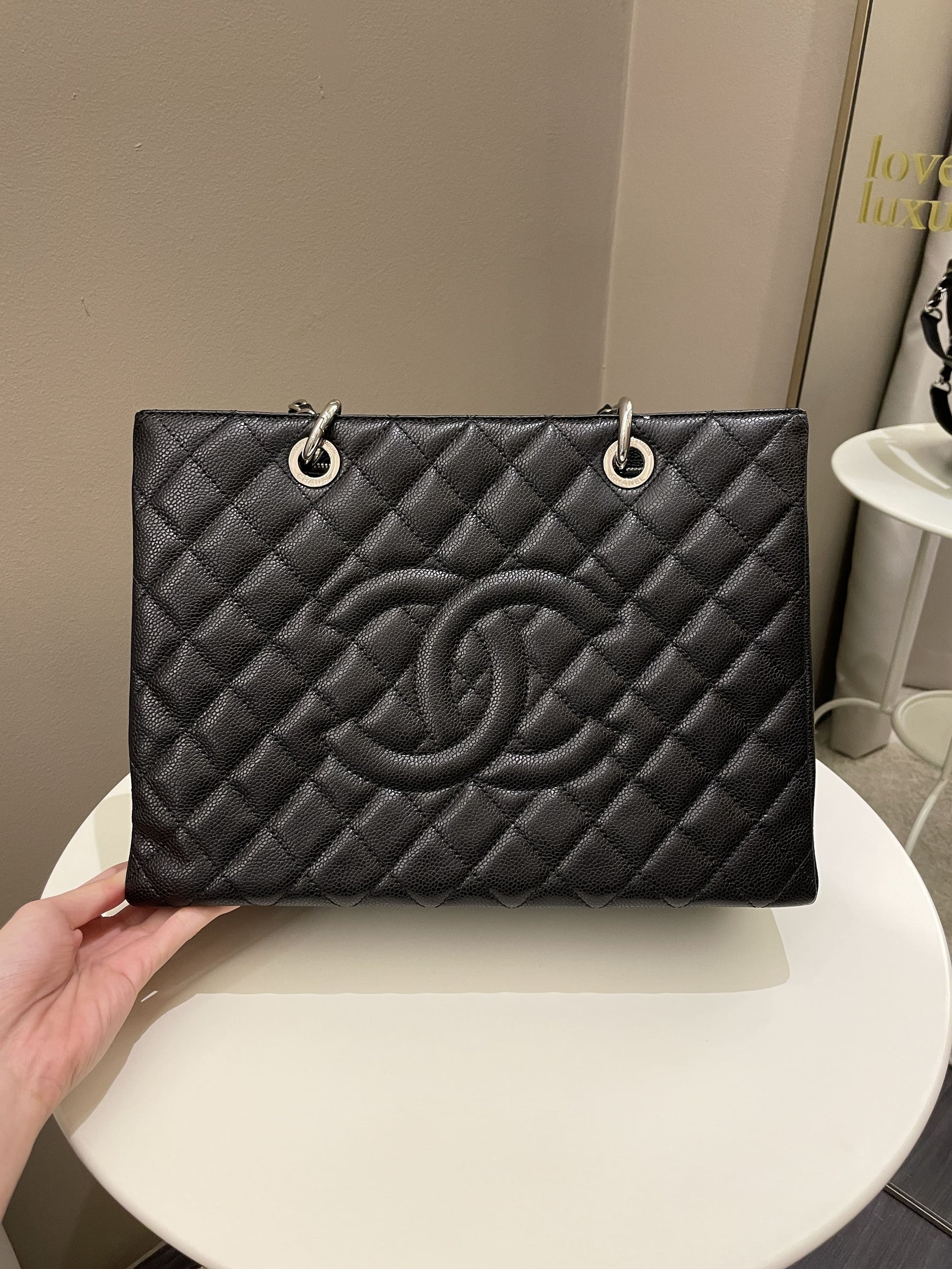 Chanel Classic Quilted GST Black Caviar - Bags - 15