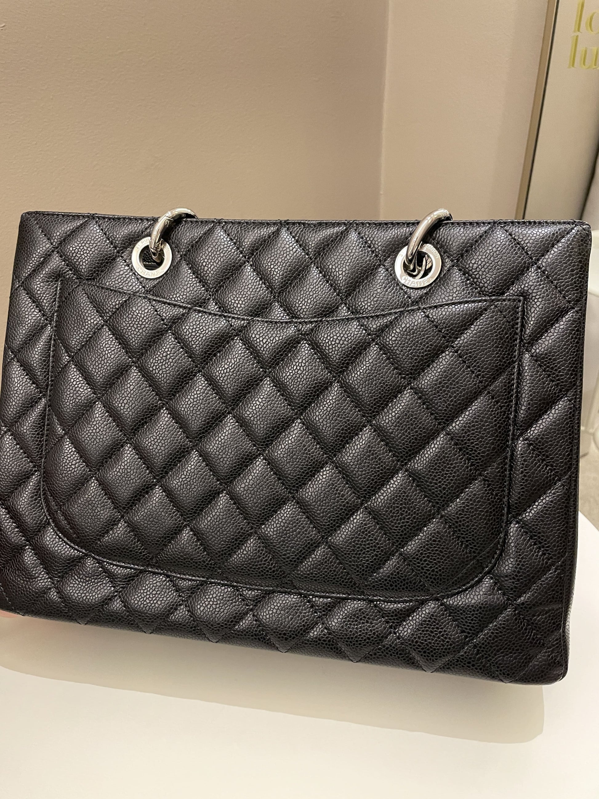 Chanel Classic Quilted GST Black Caviar - Bags - 4