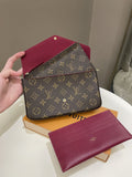 Louis Vuitton Felicie Pochette Classic Monogram Fuchsia - Bags - 12