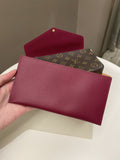 Louis Vuitton Felicie Pochette Classic Monogram Fuchsia - Bags - 19