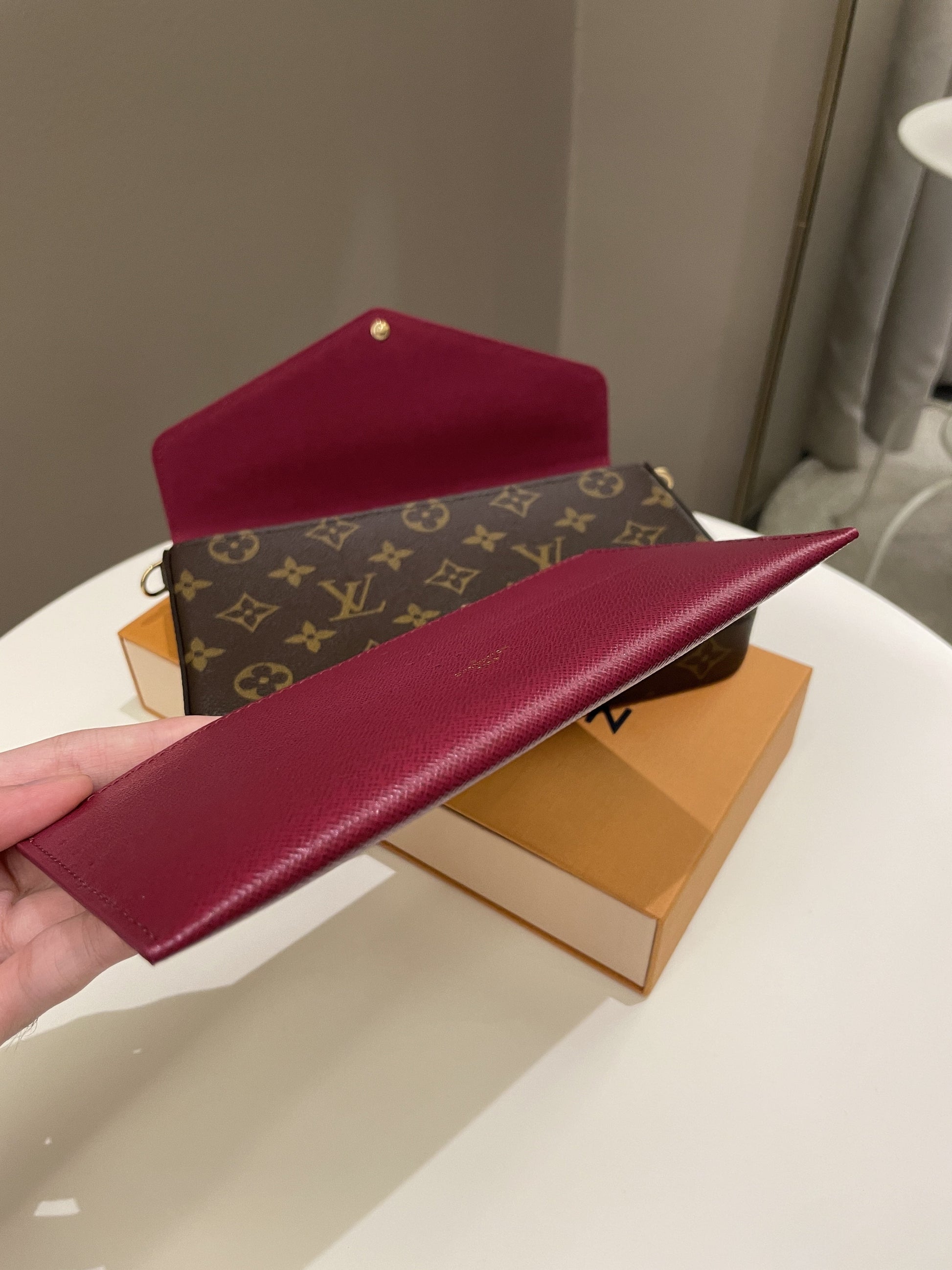 Louis Vuitton Felicie Pochette Classic Monogram Fuchsia - Bags - 20