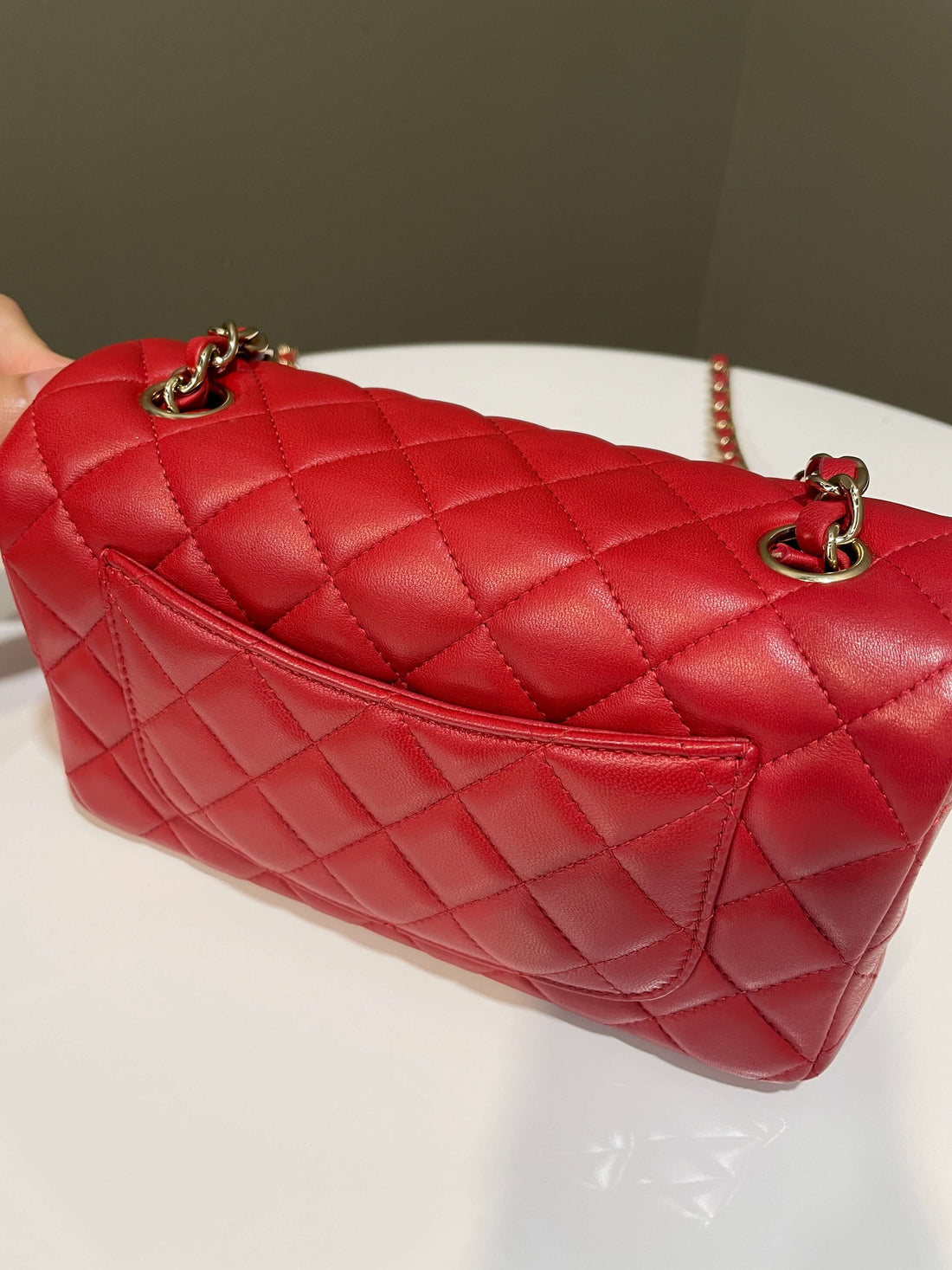 Chanel 20S Classic Quilted Mini Rectangular Dark Red Lambskin - Bags