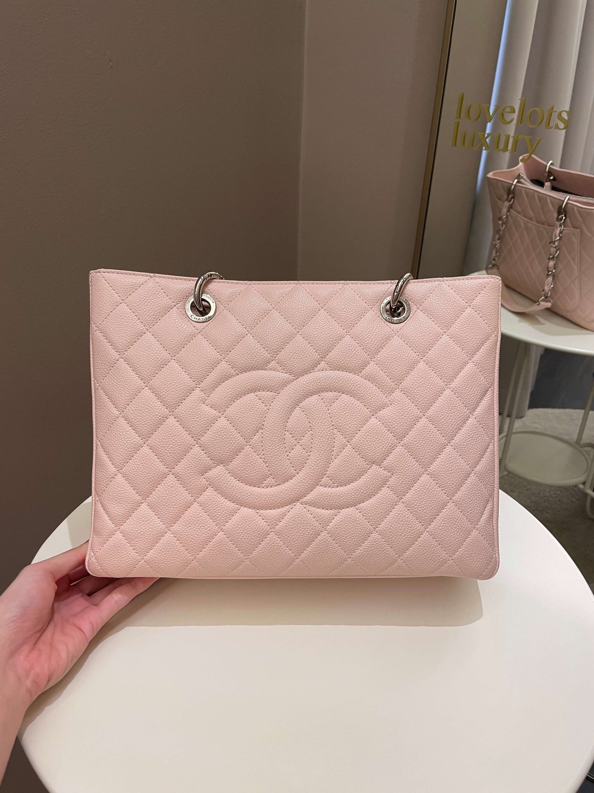 Chanel Classic Quilted GST Light Pink Caviar - Bags - 3