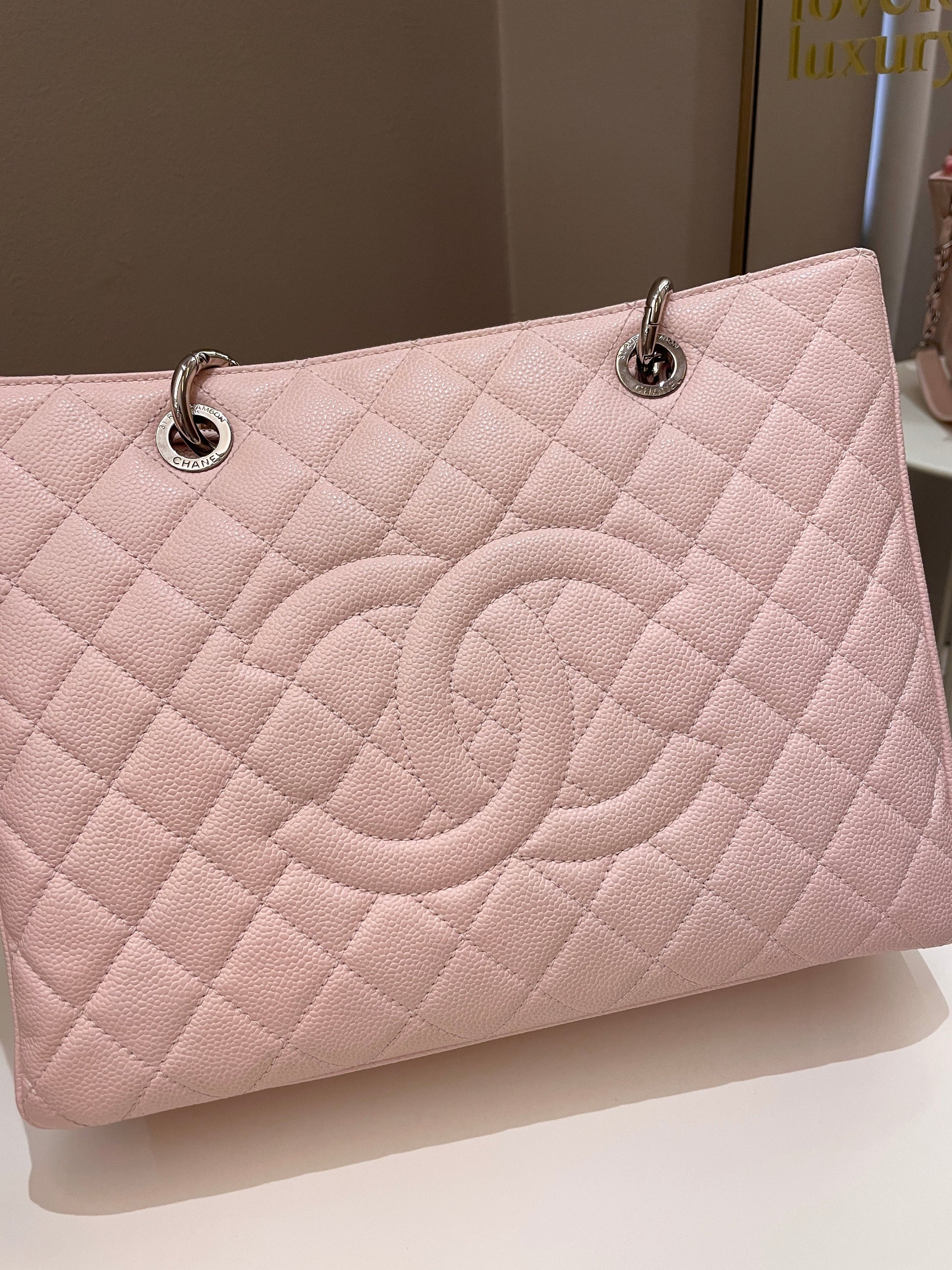 Chanel Classic Quilted GST Light Pink Caviar - Bags
