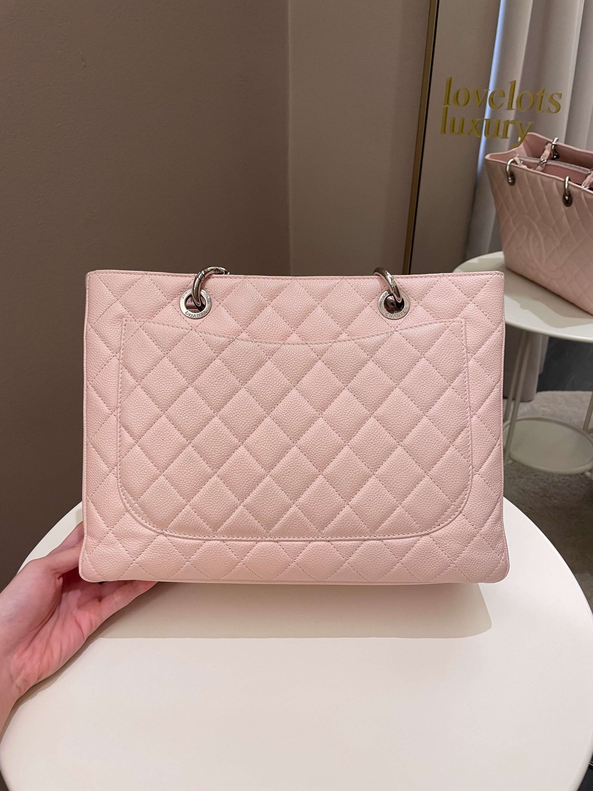 Chanel Classic Quilted GST Light Pink Caviar - Bags - 5