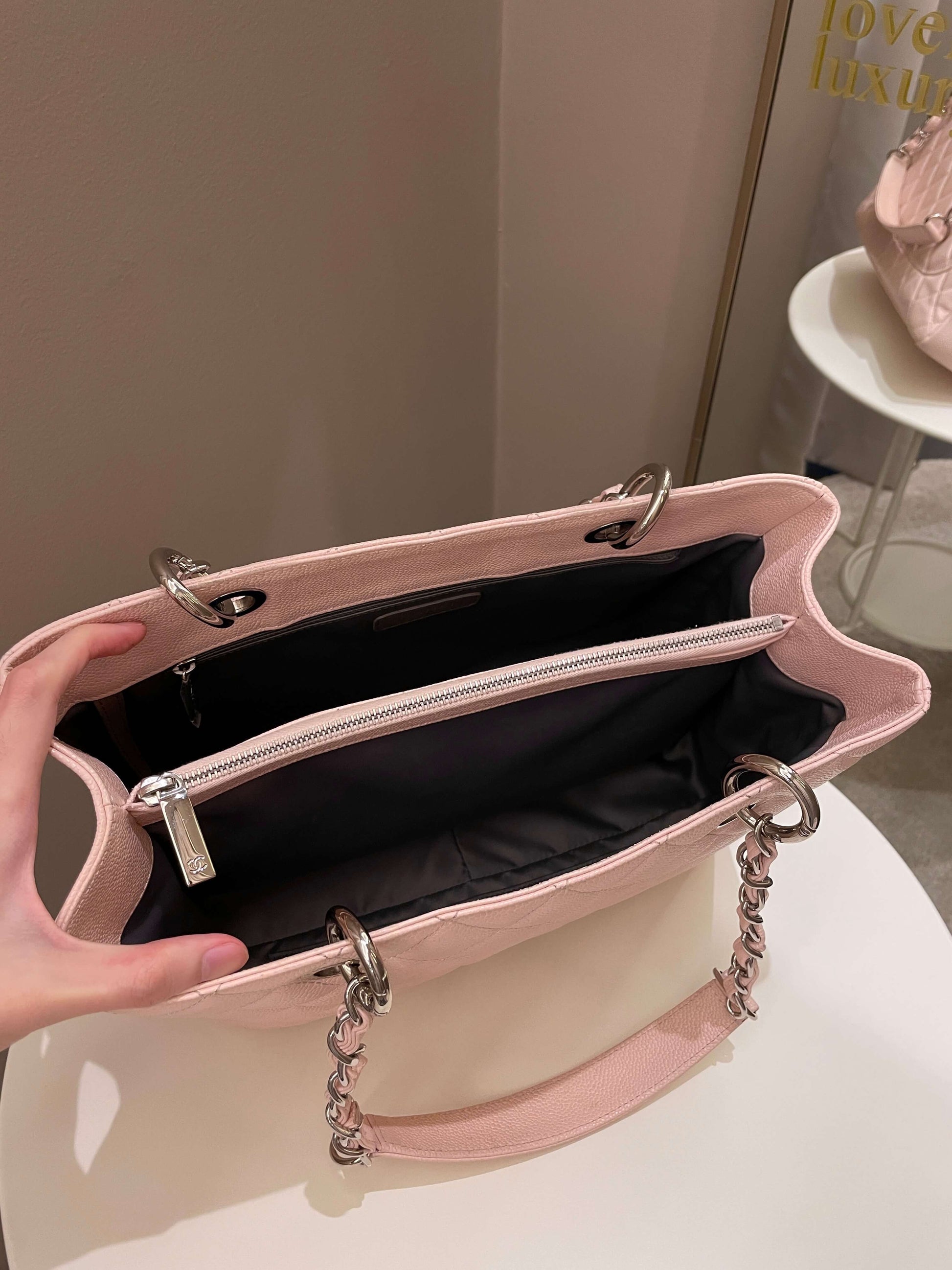 Chanel Classic Quilted GST Light Pink Caviar - Bags - 13
