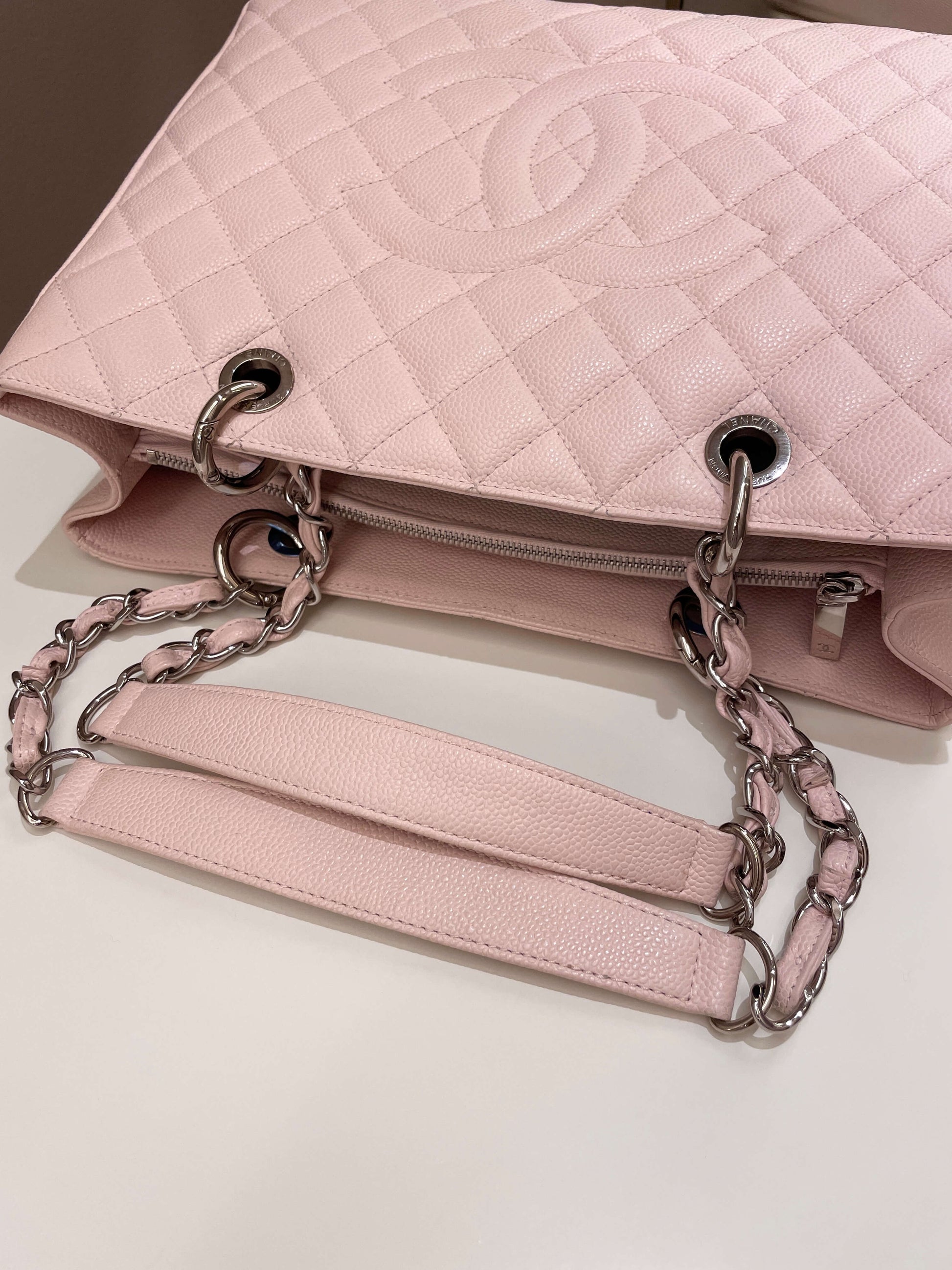Chanel Classic Quilted GST Light Pink Caviar - Bags - 16