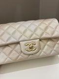 Chanel 22C Classic Quilted Mini Rectangular Gold Ombré - Bags