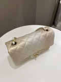 Chanel 22C Classic Quilted Mini Rectangular Gold Ombré - Bags - 9