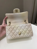 Chanel 22C Classic Quilted Mini Rectangular Gold Ombré - Bags - 14