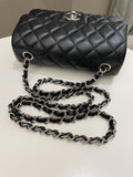 Chanel Classic Quilted Mini Rectangular Black Lambskin - Bags - 19