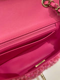 Chanel Classic Mini Rectangular Pink Tweed - Bags - 15