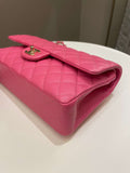 Chanel Classic Quilted Medium Double Flap Bubblegum Pink Caviar - Bags - 9