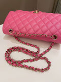 Chanel Classic Quilted Medium Double Flap Bubblegum Pink Caviar - Bags - 18