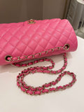 Chanel Classic Quilted Medium Double Flap Bubblegum Pink Caviar - Bags - 19