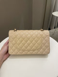 Chanel Classic Medium Double Flap Beige Clair Caviar - Bags - 3