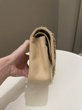 Chanel Classic Medium Double Flap Beige Clair Caviar - Bags - 5