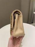 Chanel Classic Medium Double Flap Beige Clair Caviar - Bags - 6