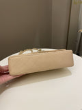 Chanel Classic Medium Double Flap Beige Clair Caviar - Bags - 7