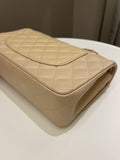 Chanel Classic Medium Double Flap Beige Clair Caviar - Bags - 11