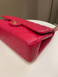 Chanel Classic Quilted Jumbo Double Flap Red Lambskin - Bags - 10