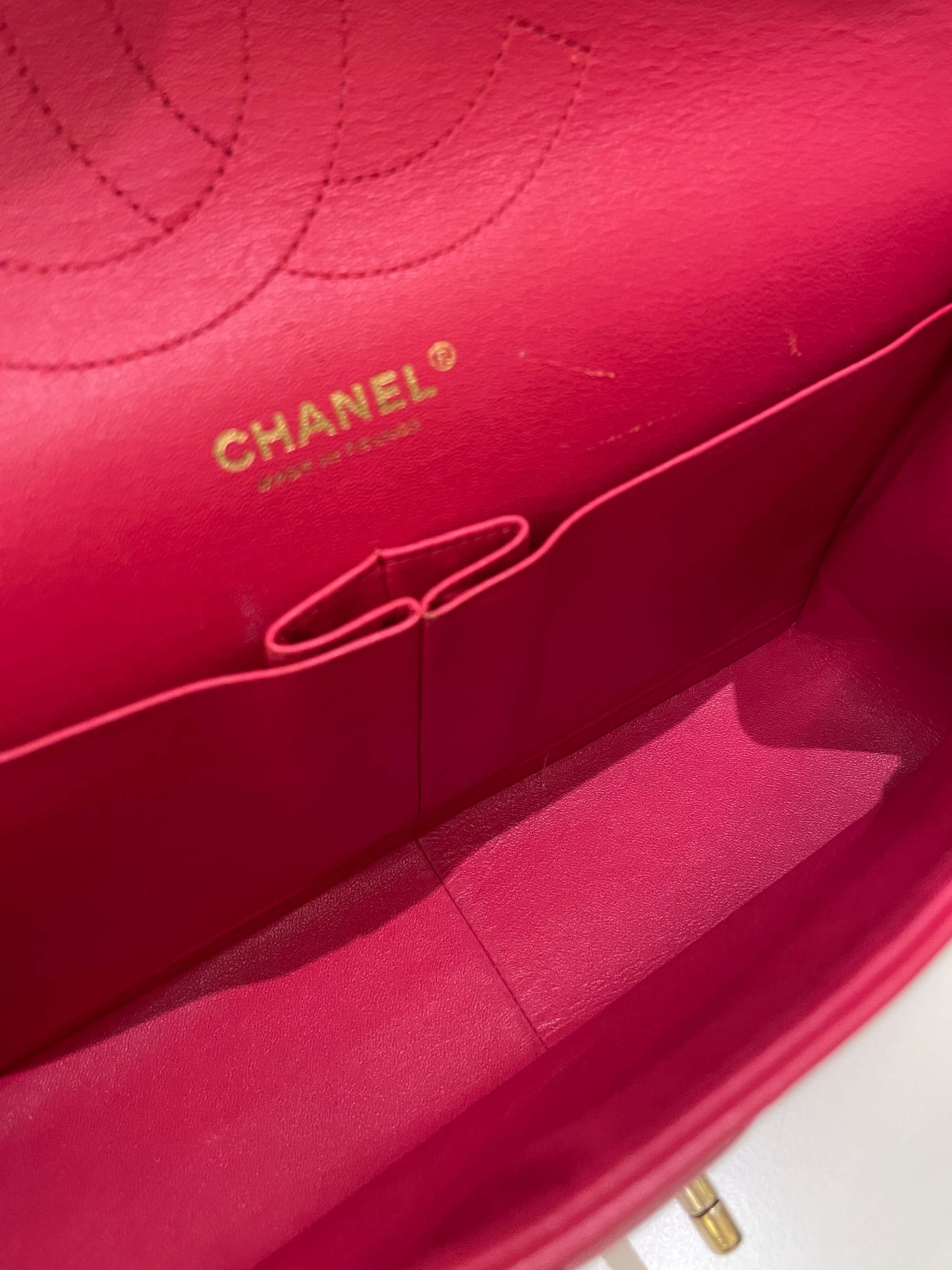 Chanel Classic Quilted Jumbo Double Flap Red Lambskin - Bags - 20