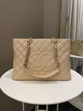 Chanel Classic Quilted GST Beige Caviar - Bags - 16