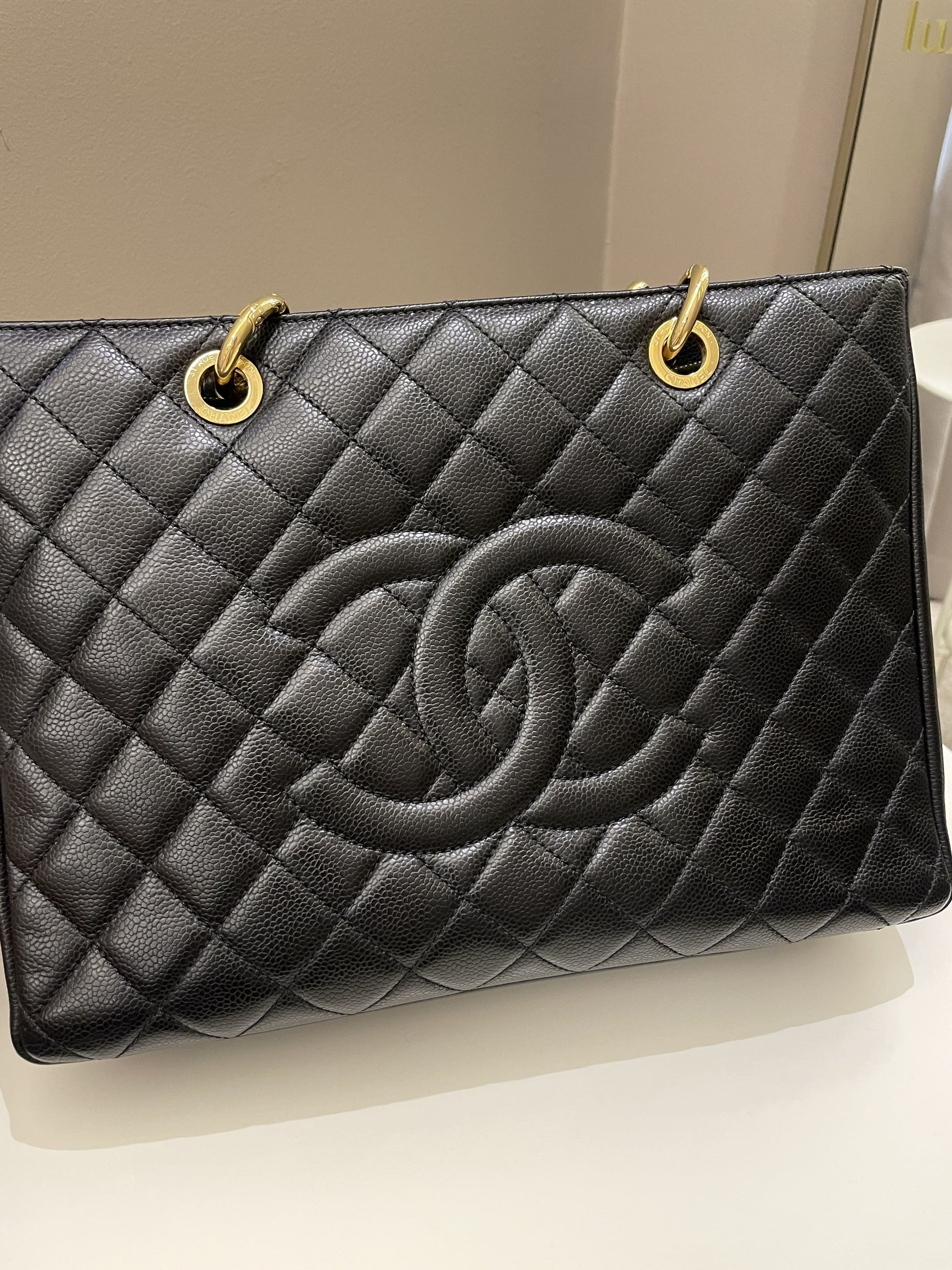 Chanel Classic Quilted GST Black Caviar - Bags - 2