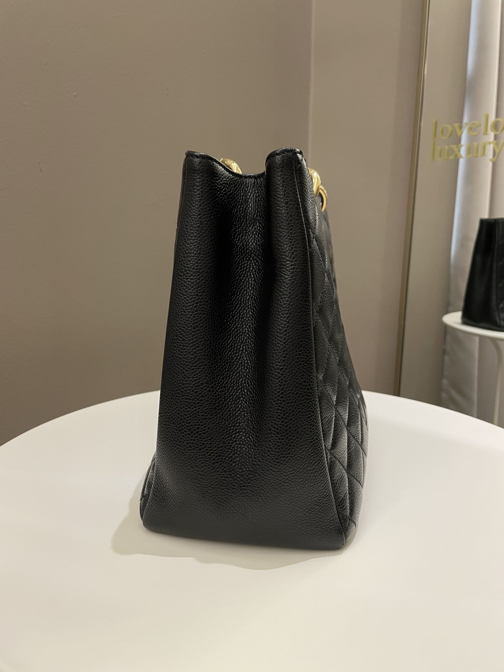 Chanel Classic Quilted GST Black Caviar - Bags - 5